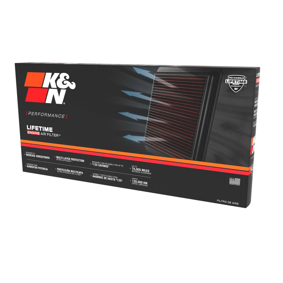 K&N PL-1920 High-Flow Original Lifetime Engine Air Filter - POLARIS SLINGSHOT 1997 CC