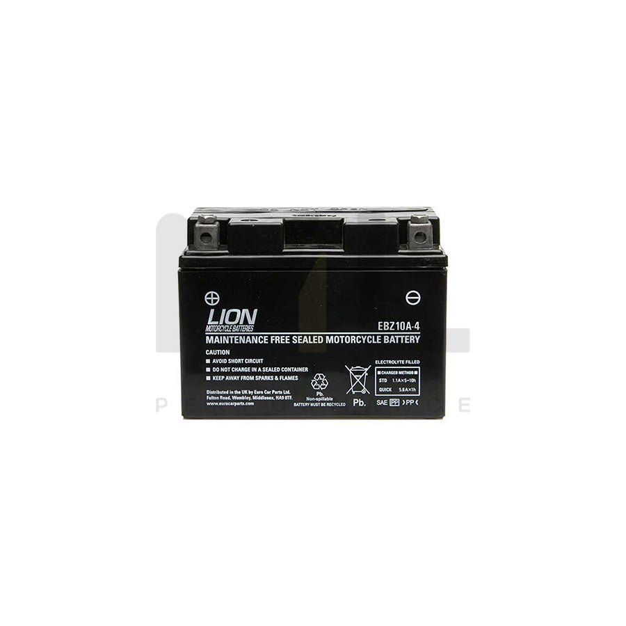 Lion Motor Cycle Battery (EBZ10A-4) | ML Performance EU Car Parts
