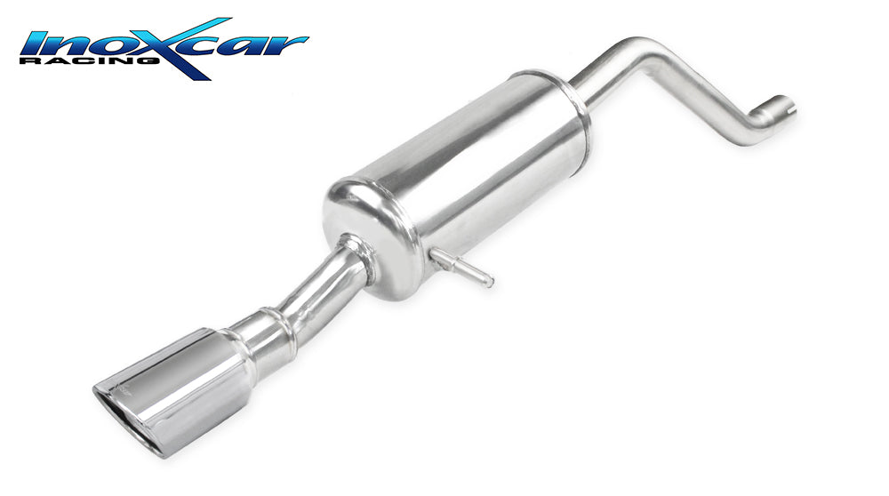 InoXcar PE208.13.XR90 PEUGEOT 208 MK2 1.2 (75cv) Rear Silencer With End Pipe Diam. 90 X-Race 1 | ML Performance EU Car Parts