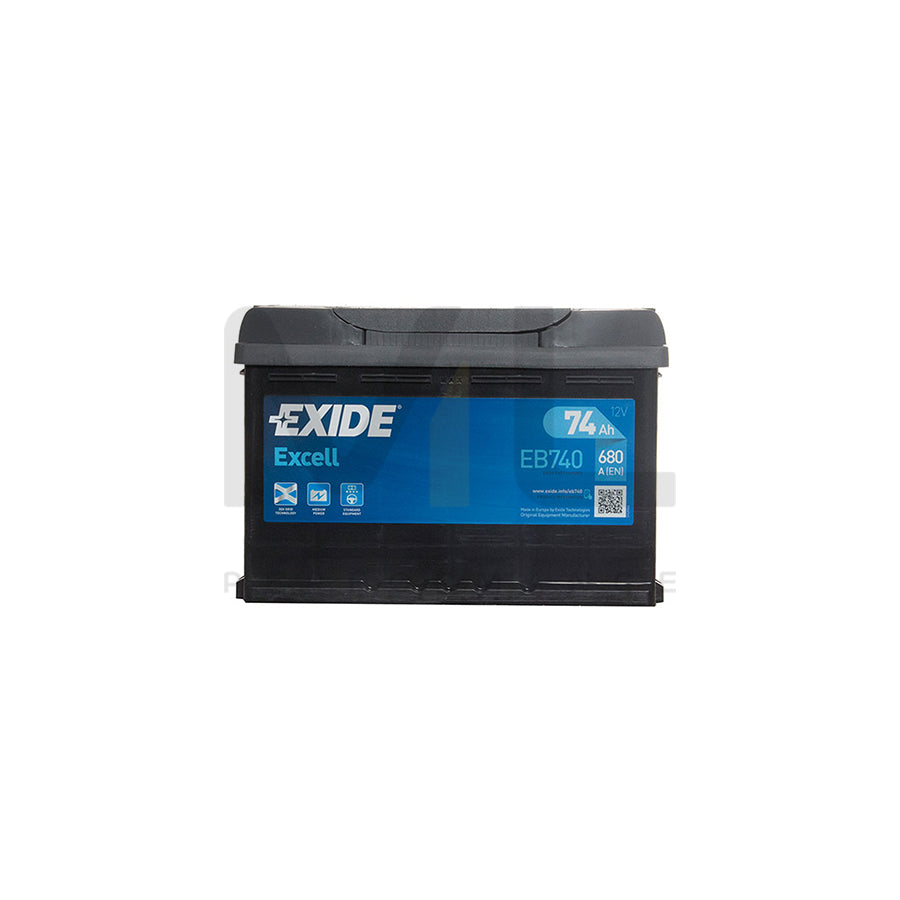 Exide Excel 096 Car Battery - 3 Year Guarantee | ML Performance EU Car Parts