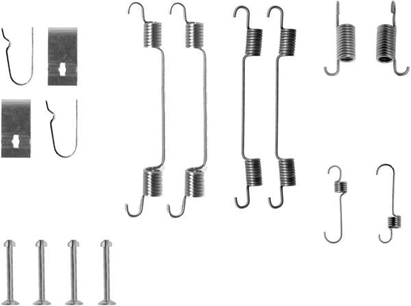 TEXTAR 97013400 Brake Shoe Fitting Kit