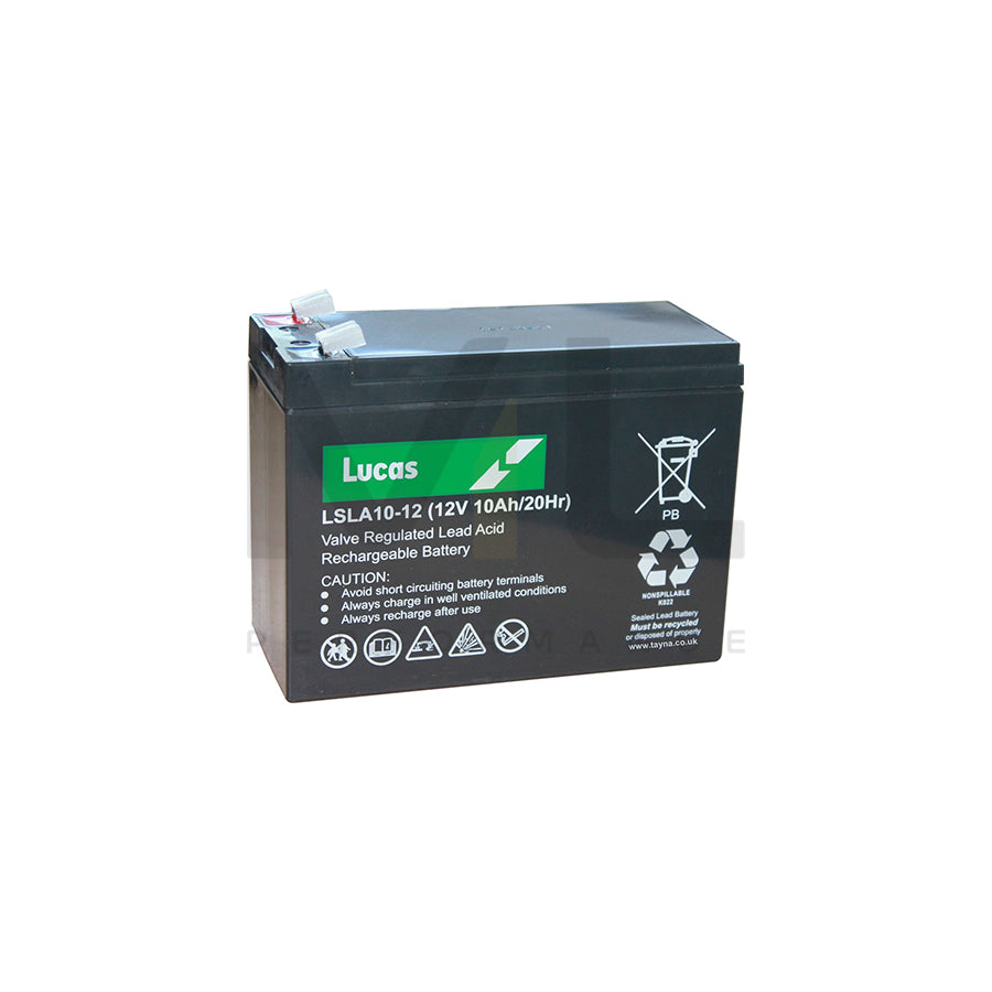 LSLA10-12 Lucas Sealed Lead Acid Battery 12V 10Ah | Car Batteries UK | ML Performance Car Parts