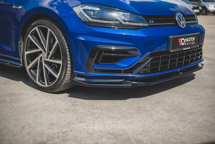 Maxton Design Volkswagen Golf R / R-Line MK7.5 Front Splitter V.9