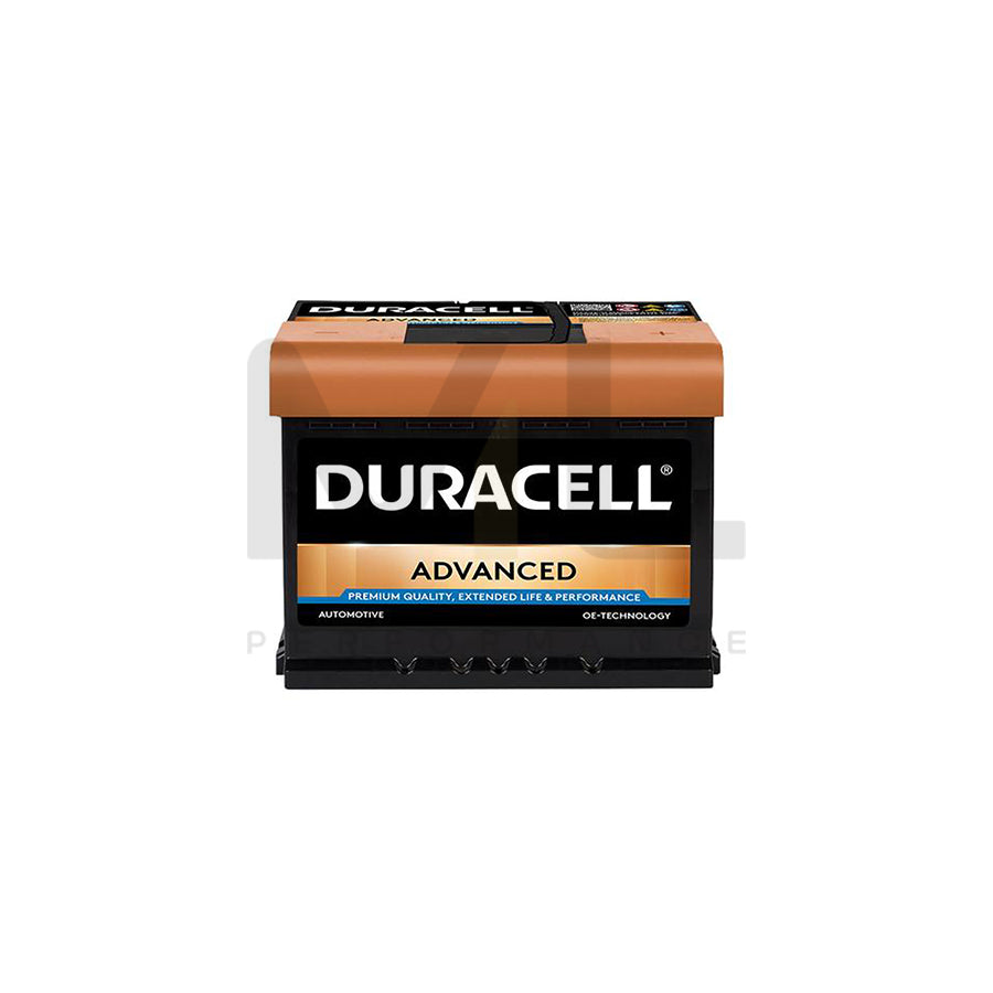 Duracell 027 / DA62H Advanced Car Battery | ML Performance EU Car Parts