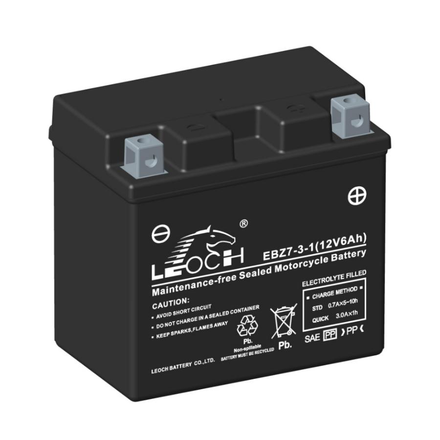 EBZ7-3 Leoch Powerstart AGM Motorcycle Battery | ML Performance EU Car Parts