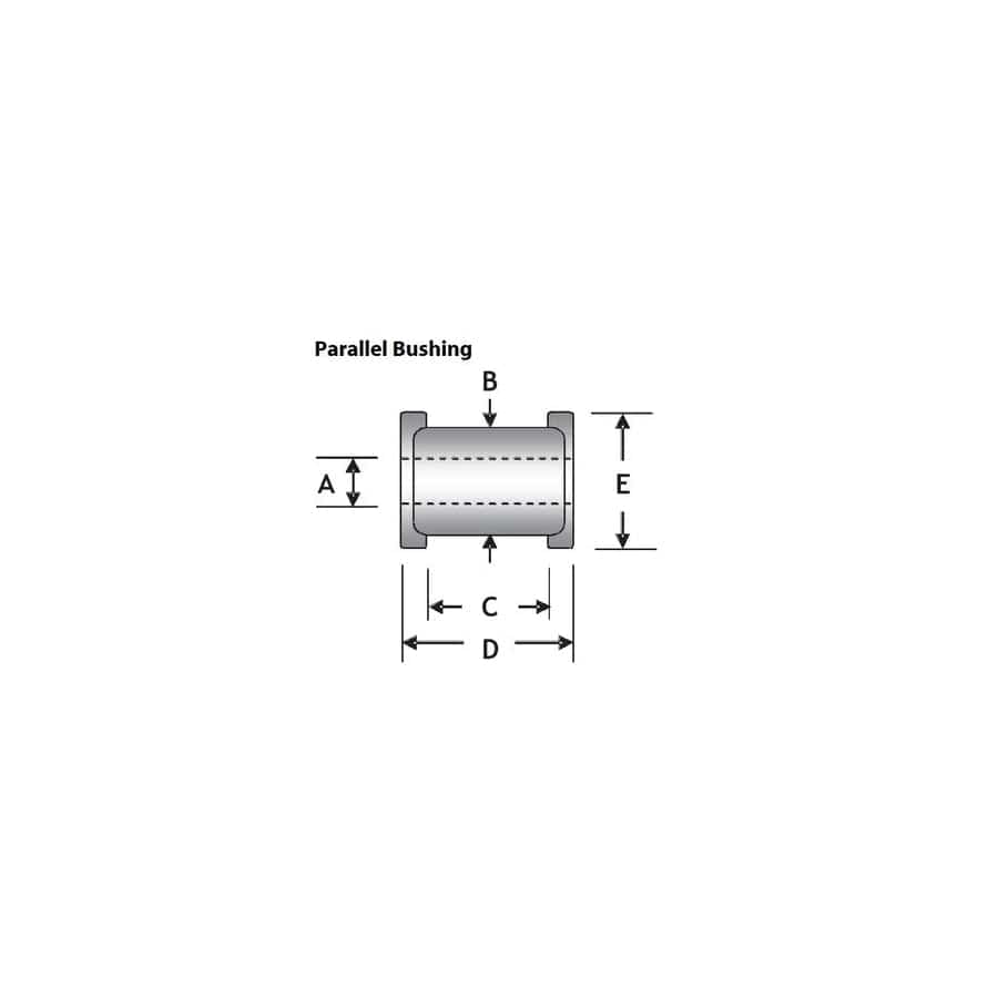 SuperPro SPF2612-16C4K Shock Eye Bush 16mm ID Red Material, Standard Duro | ML Performance EU Car Parts
