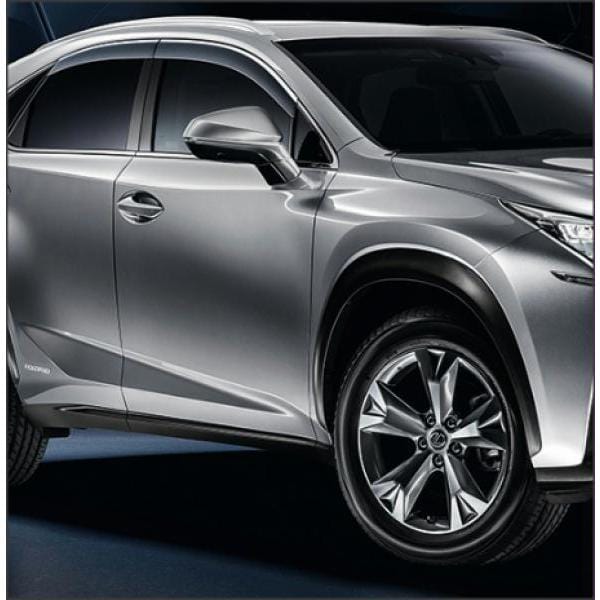 Genuine Lexus 08611-78810 NXP1 NX Phase 1 Wind deflectors with Chrome Accent