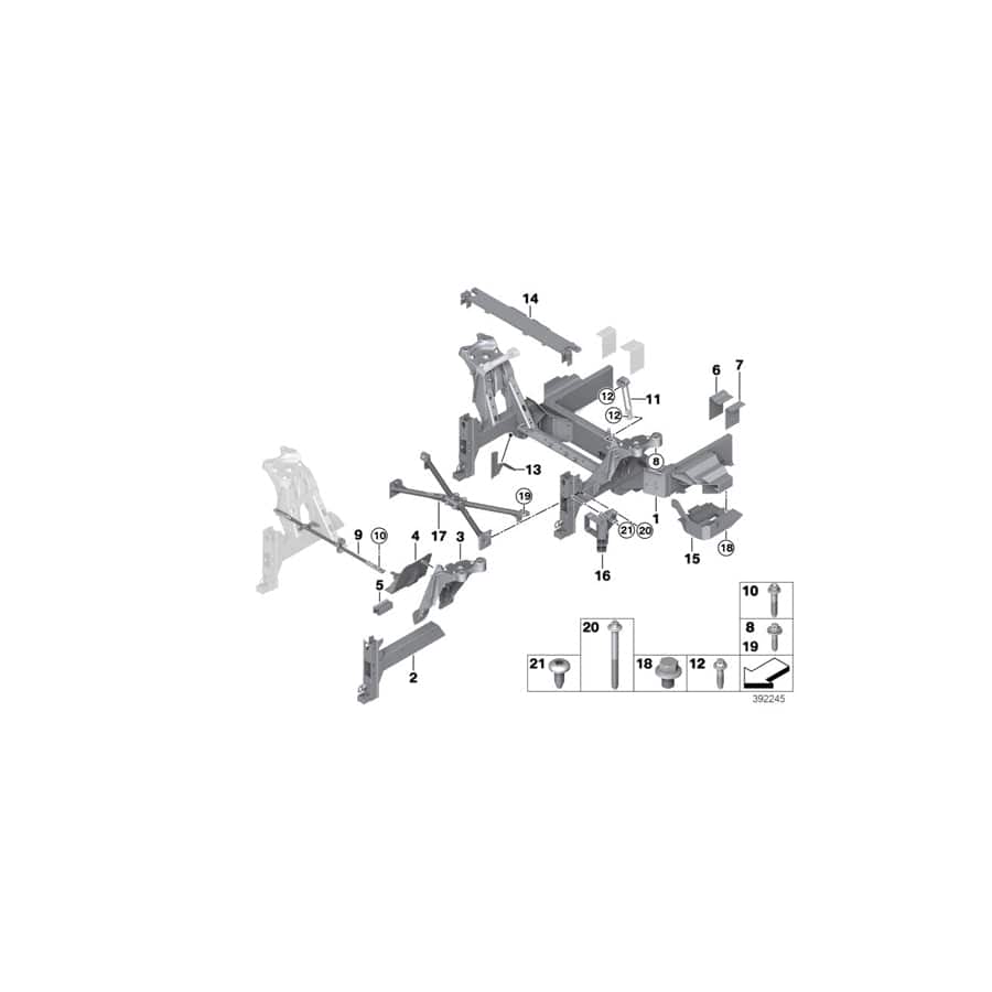 Genuine BMW 39206865178 Wheelhousing, Front Right (Inc. i3 94Ah, i3 60Ah & i3 60Ah Rex) | ML Performance EU Car Parts