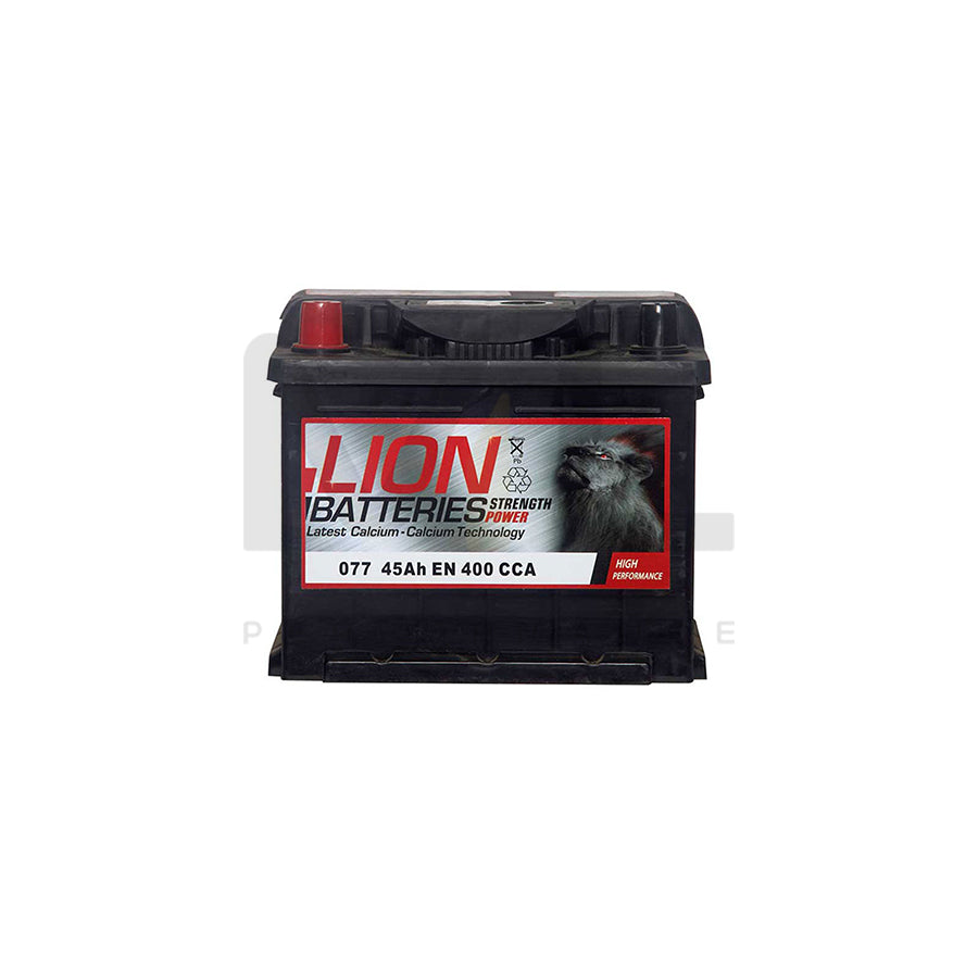 Lion 077 Car Battery - 3 Year Guarantee | ML Performance EU Car Parts