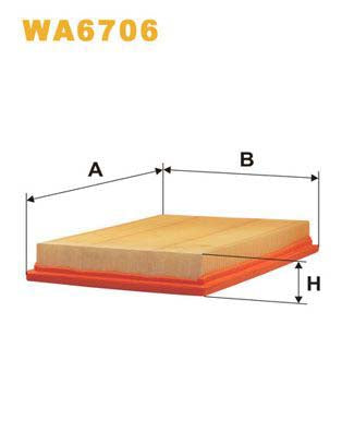 WIX Filters WA6706 Air Filter
