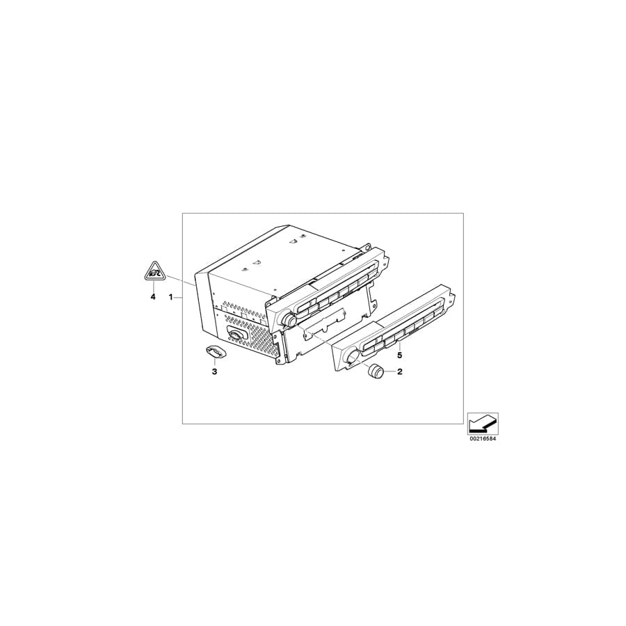 Genuine BMW 65129278075 E70 E72 E71 Car Infotainment Computer Iboc US (Inc. X5) | ML Performance EU Car Parts