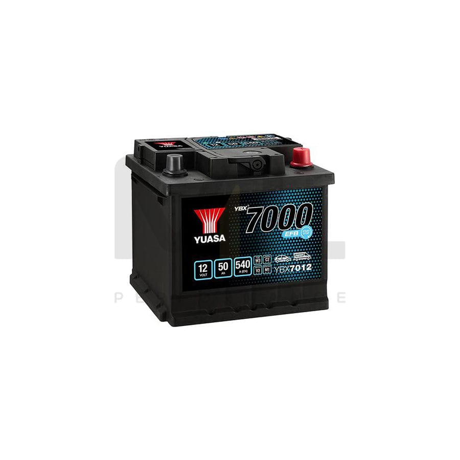 Yuasa YBX7012 12v 50Ah EFB Start Stop Plus Battery | ML Performance EU Car Parts