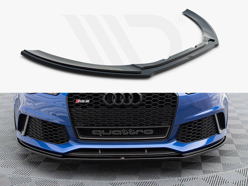 Maxton Design Audi RS6 C7 / C7 FL Front Splitter V.1
