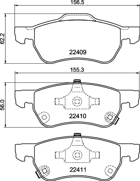 Mintex MDB4232 Brake Pad Set, disc brake