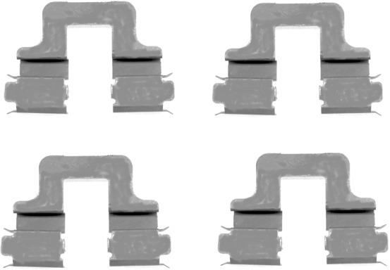 TEXTAR 82509000 Brake Pad Fitting Kit