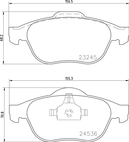 Mintex MDB2225 Brake Pad Set, disc brake