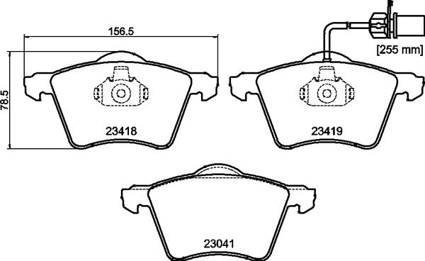 Mintex MDB2625 Brake Pad Set, disc brake