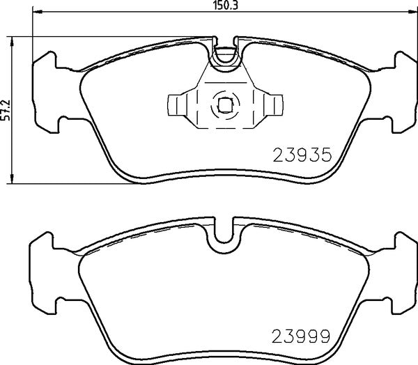 Mintex MDB2684 Brake Pad Set, disc brake