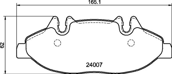 Mintex MDB2678 Brake Pad Set, disc brake