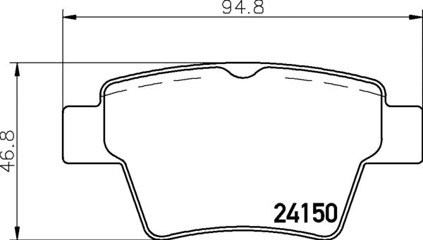 Mintex MDB2693 Brake Pad Set, disc brake