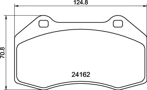 Mintex MDB2725 Brake Pad Set, disc brake