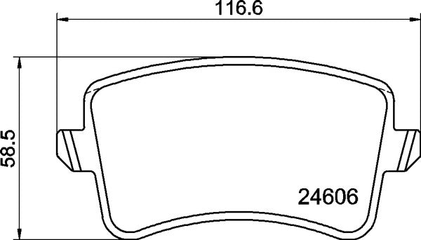 Mintex MDB2929 Brake Pad Set, disc brake