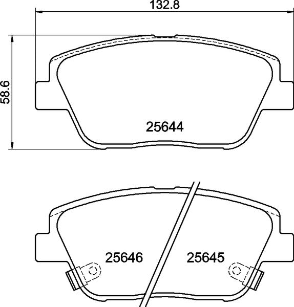 Mintex MDB3305 Brake Pad Set, disc brake