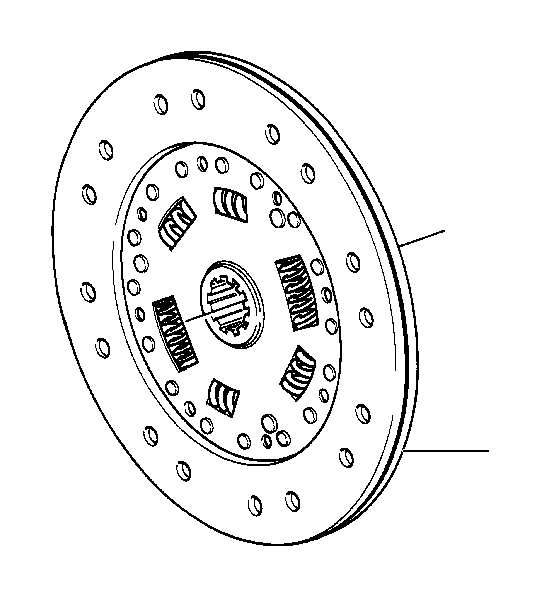 Genuine BMW 21212227157 Clutch Disk Asbestos-Free D=280MM (Inc. 850CSi)