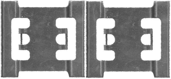 TEXTAR 82076300 Brake Pad Fitting Kit
