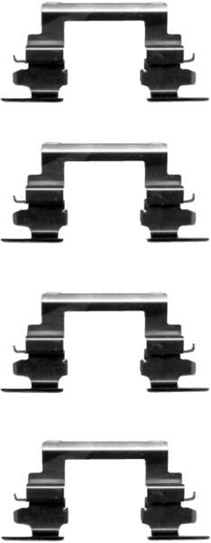 TEXTAR 82507300 Brake Pad Fitting Kit