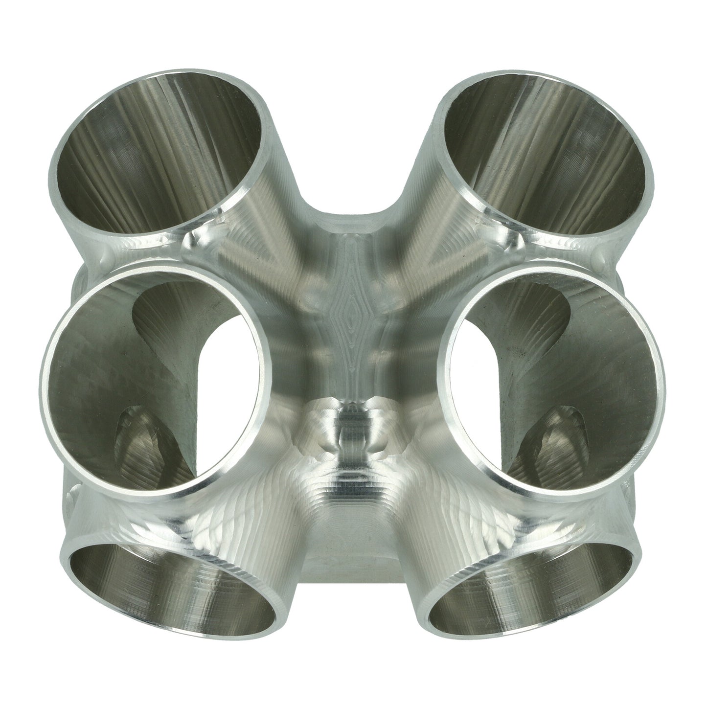 Turbozentrum 220281 4-Cyl. CNC stainless steel turbo manifold collector T3 Twinscroll with 2x Wastegate ports