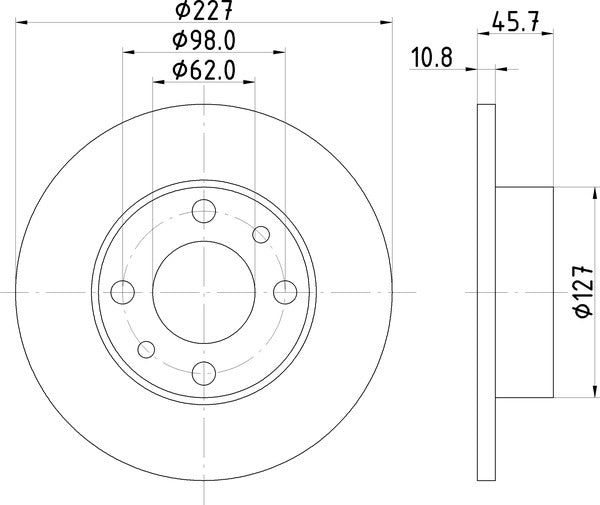 Mintex MDC6 Brake Disc
