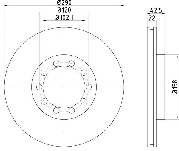 Mintex MDC2378 Brake Disc