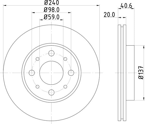 Mintex MDC1689 Brake Disc