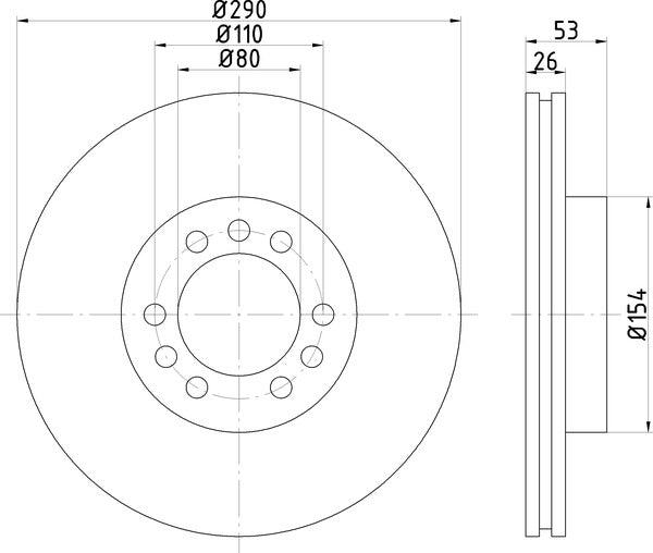 Mintex MDC2399 Brake Disc