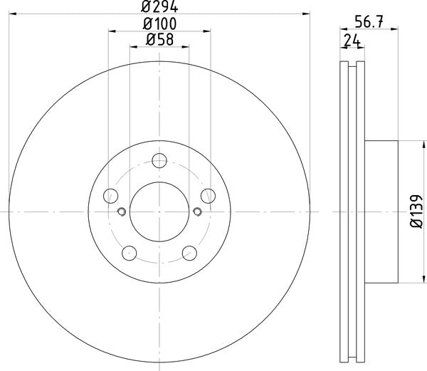 Mintex MDC1377 Brake Disc