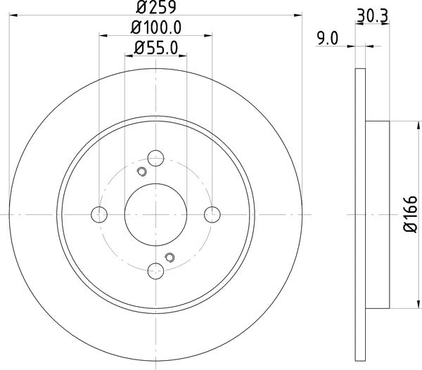 Mintex MDC2060 Brake Disc