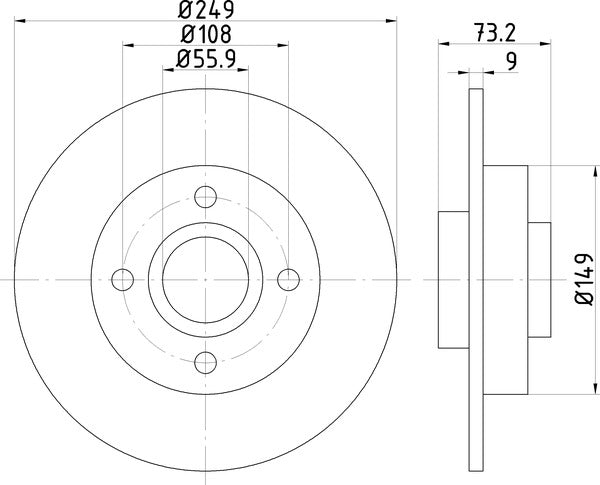 Mintex MDC2031 Brake Disc