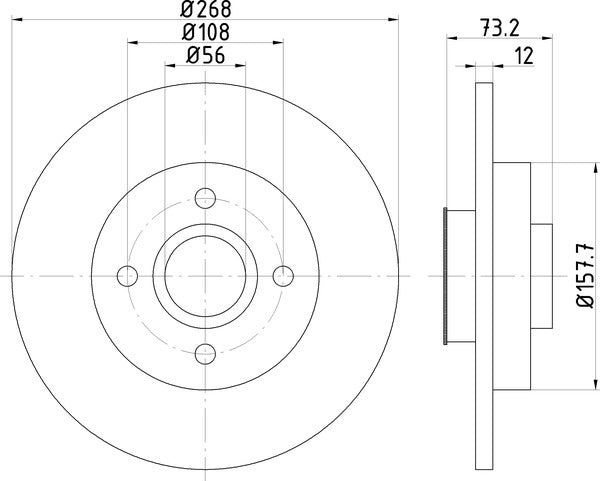 Mintex MDC2030 Brake Disc