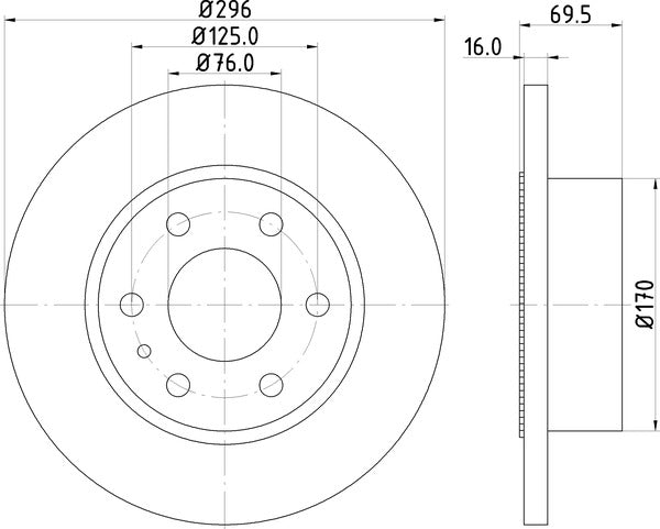 Mintex MDC1932 Brake Disc
