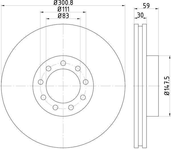Mintex MDC1933 Brake Disc