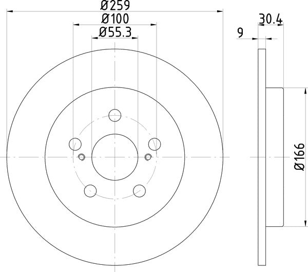 Mintex MDC2203 Brake Disc