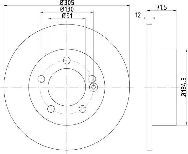 Mintex MDC2242 Brake Disc