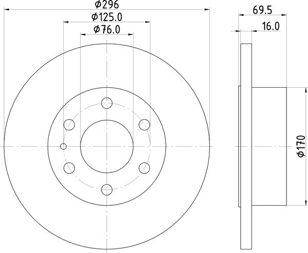 Mintex MDC2247 Brake Disc