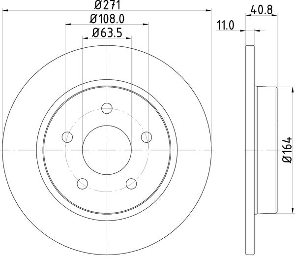 Mintex MDC2358 Brake Disc