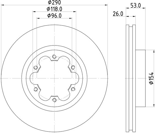 Mintex MDC2369 Brake Disc