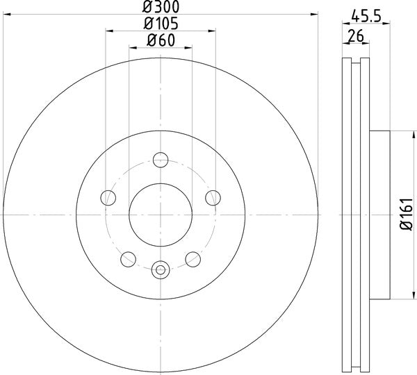 Mintex MDC2394 Brake Disc