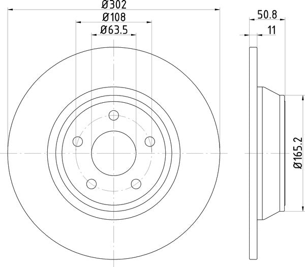 Mintex MDC2663 Brake Disc