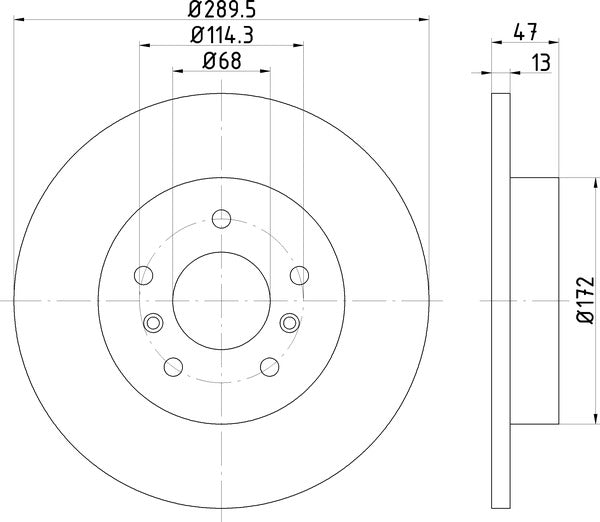 Mintex MDC2693 Brake Disc