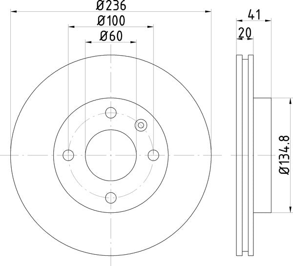 Mintex MDC2718 Brake Disc